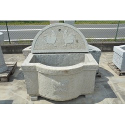 fountain carved in granite