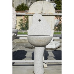 wall fountain in granite
