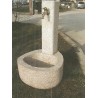 Fountain in granite column