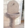 Wall fountain in granite