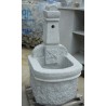 Fountain carved in granite