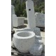 Fontana scolpita in granito