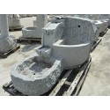 Fountain carved in granite (mill)